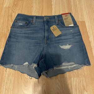 Levi Denim Cut Off Shorts- Size 6